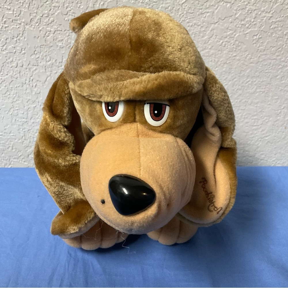 Vintage TONKA Pooch Patrol Plush Brown Guard Dog 1990 Nostalgic Toys